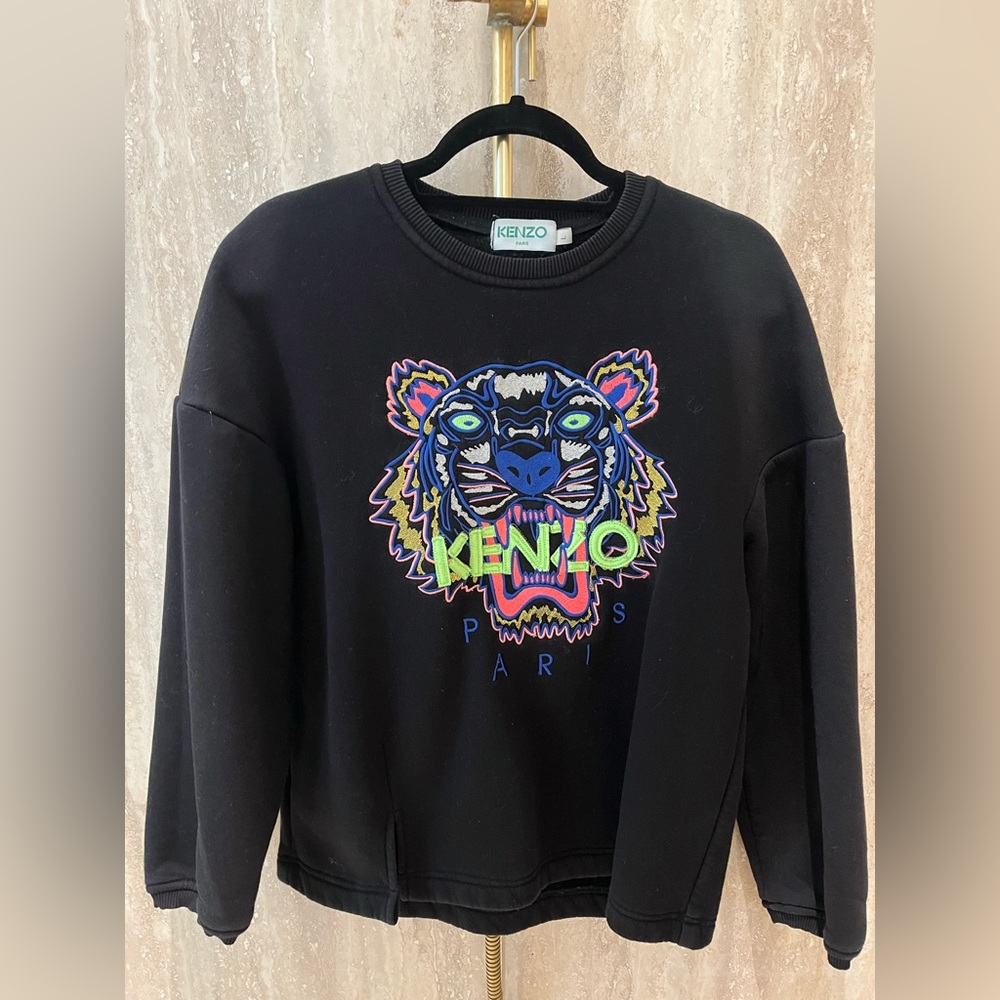 KENZO Paris Graphic Crew Neck Sweatshirt size L